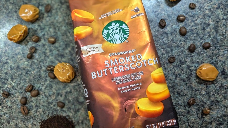 Starbucks Smoked Butterscotch coffee