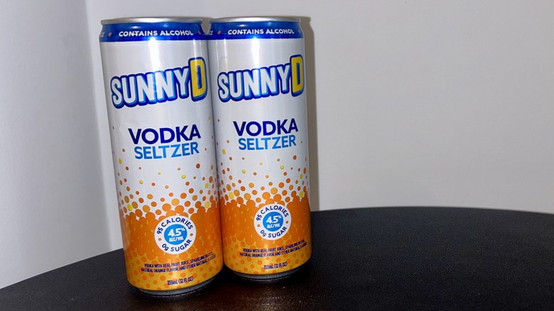 Cans of SunnyD Seltzer