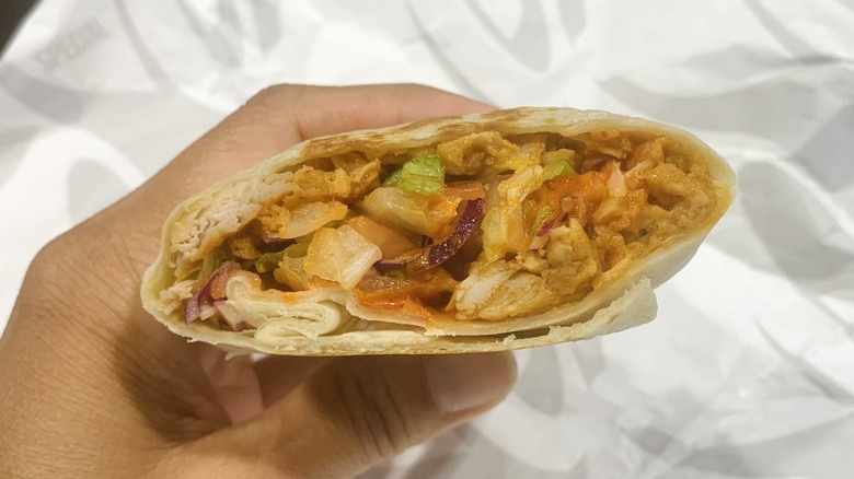 Taco Bell Caliente Cantina Chicken Burrito