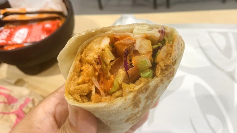 Taco Bell Caliente Cantina Chicken Burrito