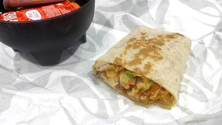 Taco Bell Caliente Cantina Chicken Burrito