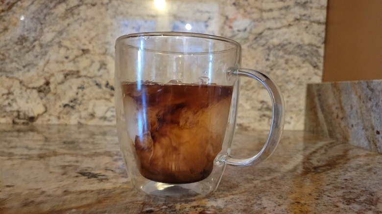 Cup of iced coffee