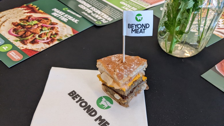 Beyond Meat Stack Burger napkin