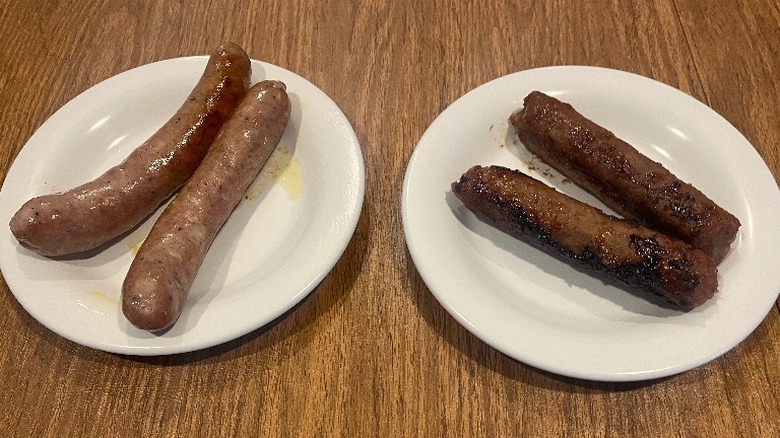 pork bratwurst and Beyond Brat