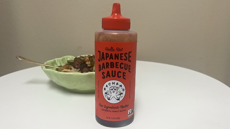 bachan's bbq sauce and food