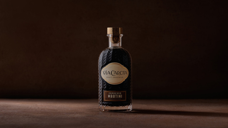 Via Carota  Espresso martini bottle