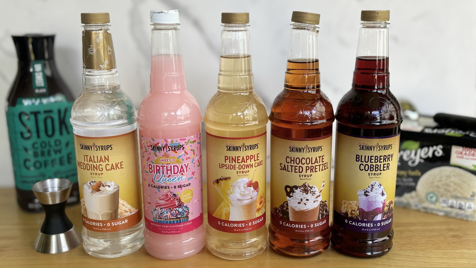 We Made Drinks With Jordan's Skinny Mixes Desserts Collection, A Sweet ...