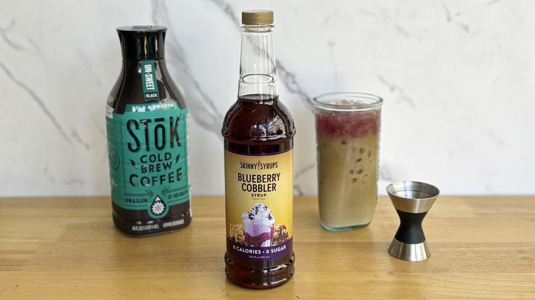 Blueberry cobbler cold brew