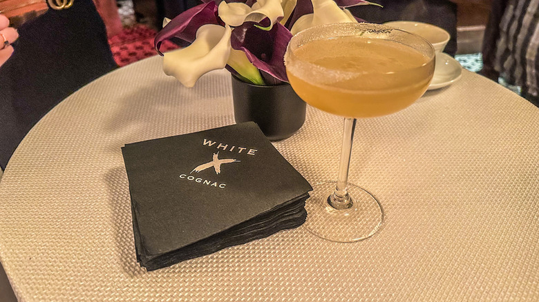 White X Cognac cocktail