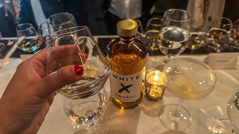 Taste testing White X Cognac