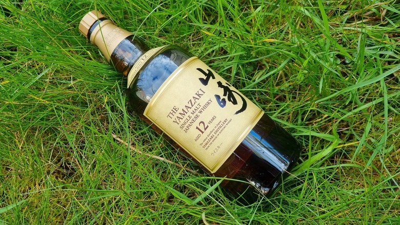 Yamazaki 12 on grass