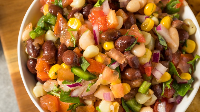 Texas caviar in a bowl