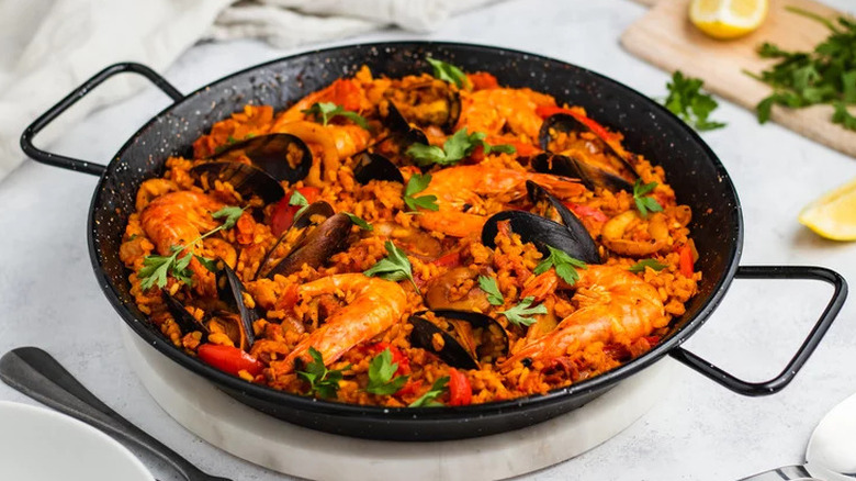 Classic Seafood Paella