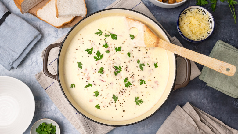 chicken cordon bleu soup