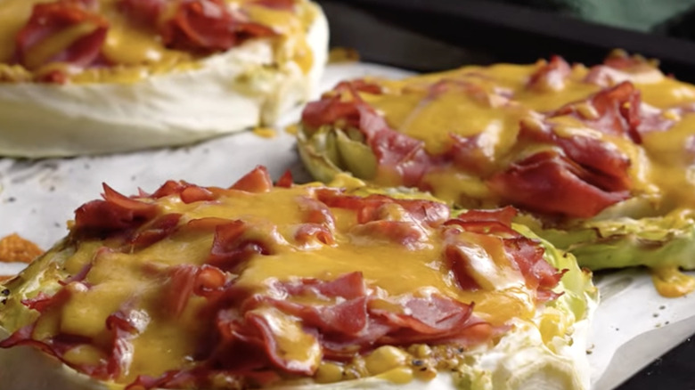 cabbage pizzas