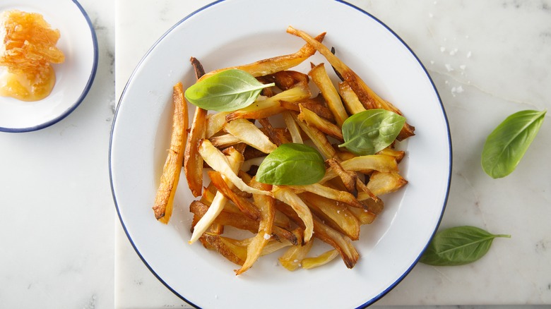 roasted parsnips