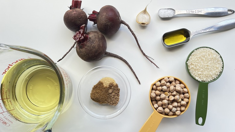 roasted beet falafel ingredients