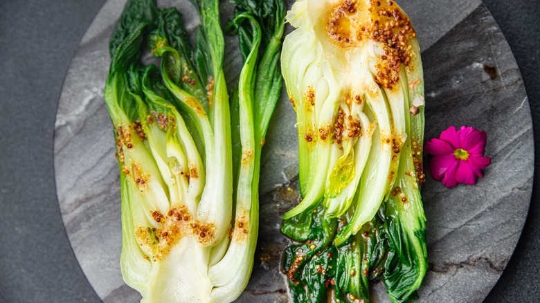 roasted bok choy