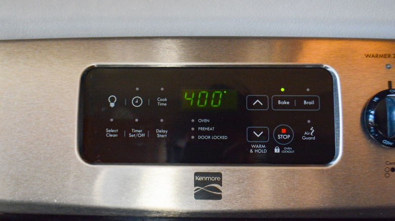 oven preheated to 400 F