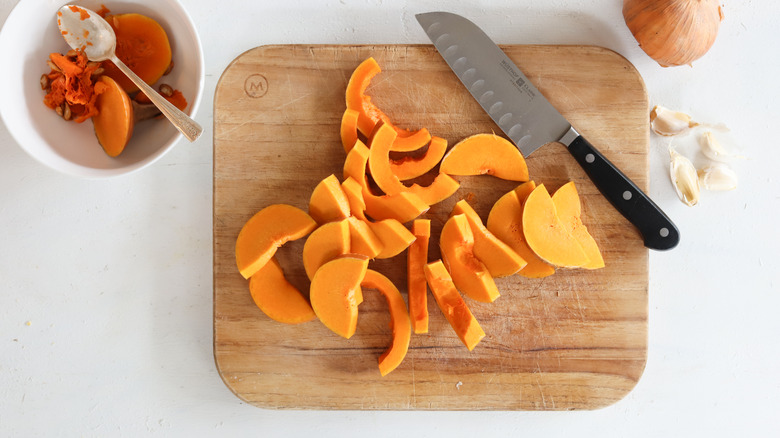 sliced honey nut squash