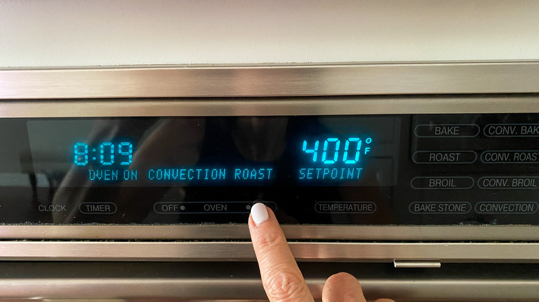 oven preheating