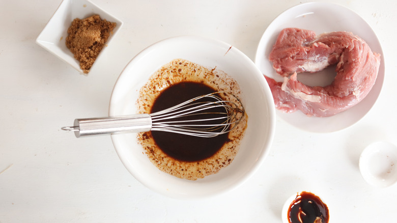 marinade in a bowl