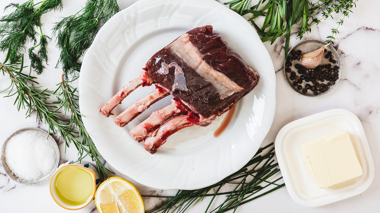 roasted venison and herb butter ingredients