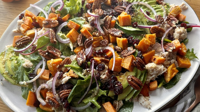 Roasted Sweet Potato & Tuna Salad