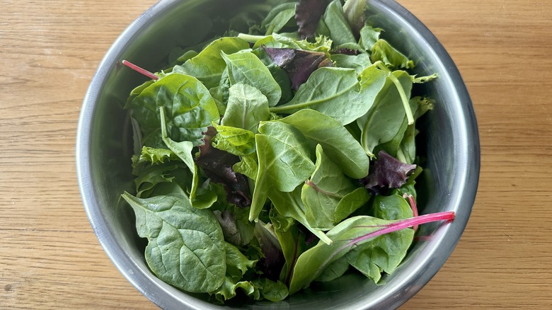 leafy greens in bowl