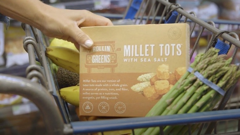 RollinGreens MIllet tots grocery cart