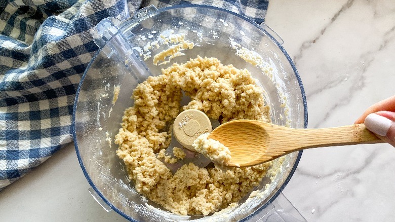 dough in food processor