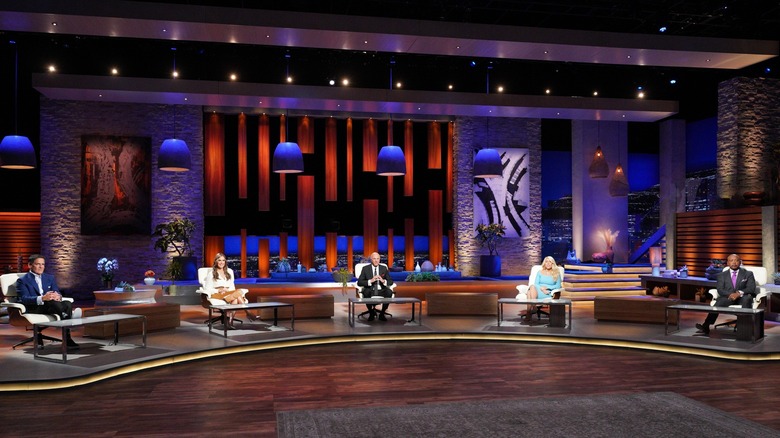 Shark tank TV show set