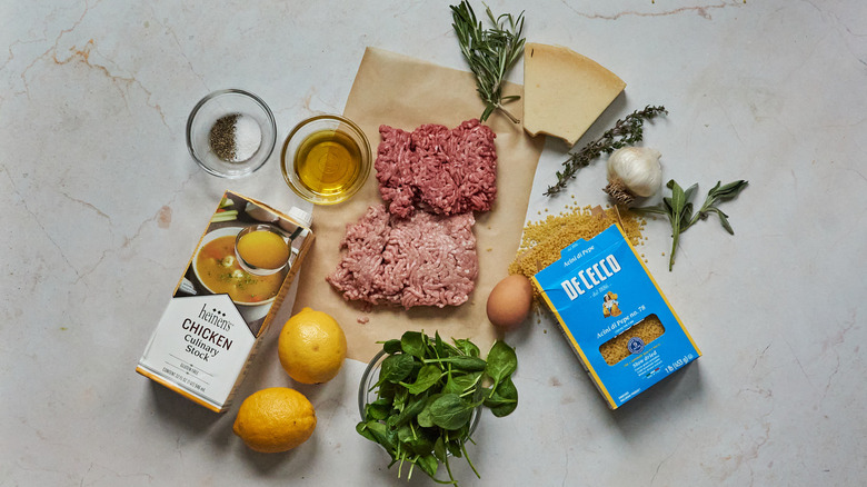 ingredients for italian wedding soup