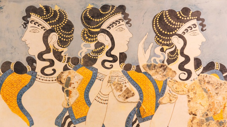 Fresco from Knossos palace