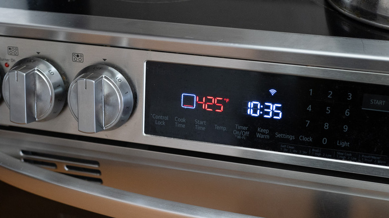 oven preheated to 425 F