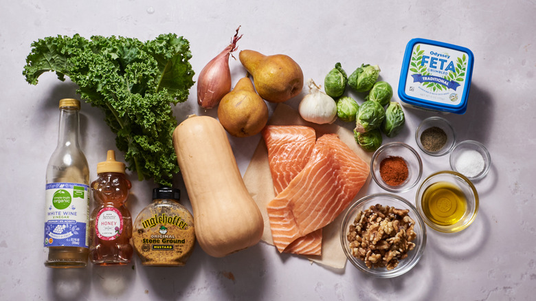 ingredients on a table