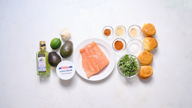 salmon slider ingredients