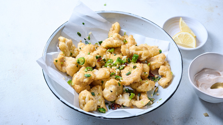 bowl of salt and pepper catfish