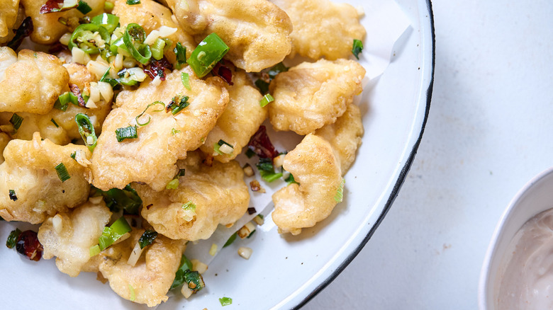 fried catfish in bowl