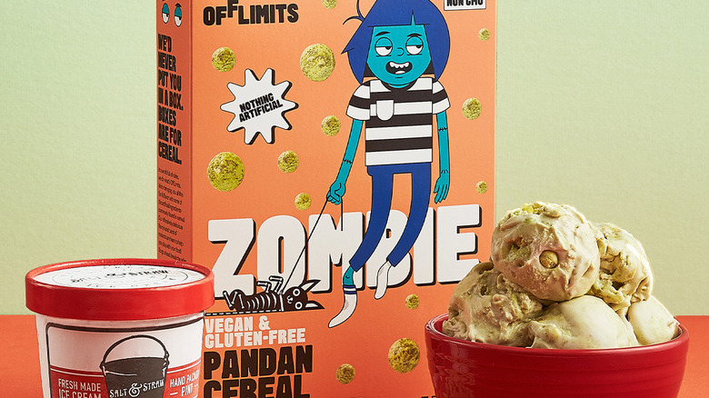 zombie pandan cereal ice cream