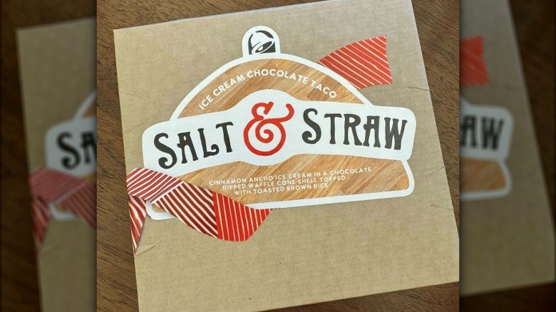 Salt & Straw Choco Taco prototype box