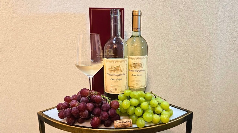 Santa Margherita Pinot Grigio displayed