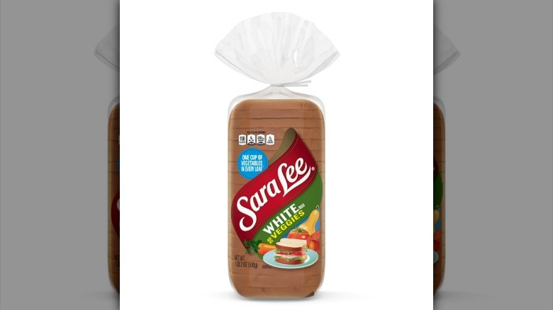 Sara Lee White bread made with veggies