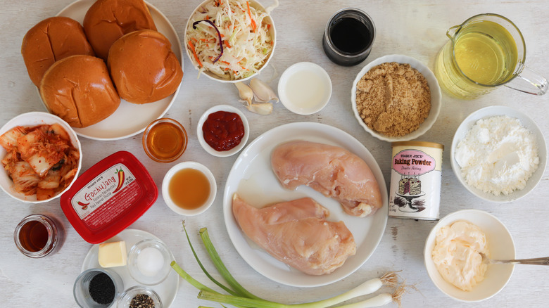 korean fried chicken sandwich ingredients