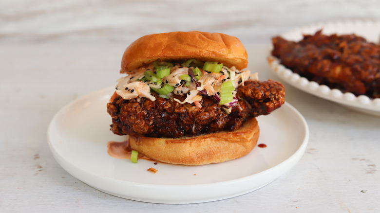 korean fried chicken sandwich