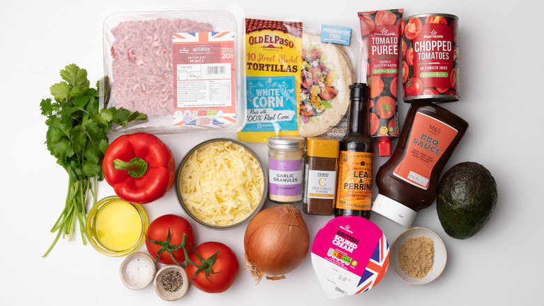 saucy sloppy joe tacos ingredients