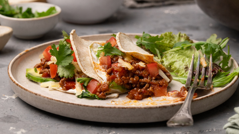 saucy sloppy joe tacos