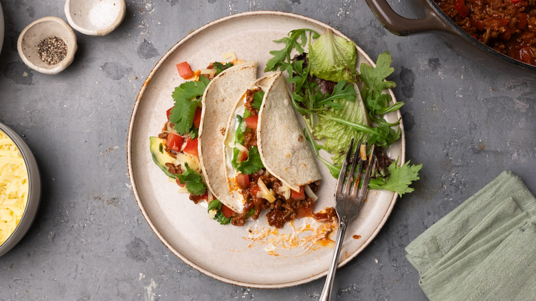 saucy sloppy joe tacos