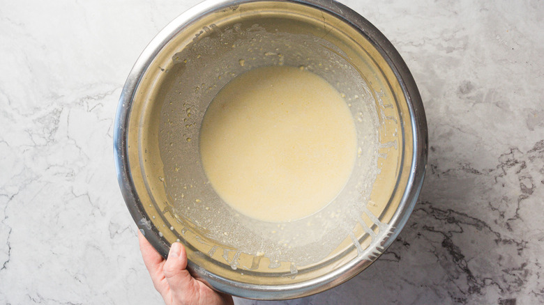 Batter in bowl