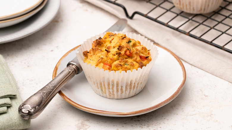 crab and chive corn muffins